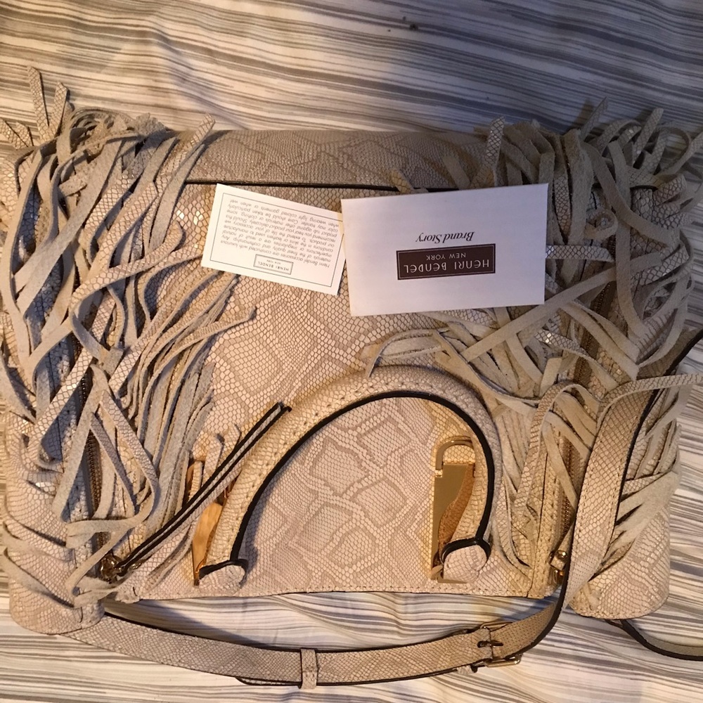 Henri Bendel Fringe purse